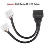 Launch X431 For Tesla 12+20Pin Connector OBD2 Detection Adapter Diagnosis Cable