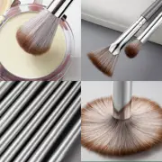 Powder Blusher Brush Eyeshadow Brush Highlight Brush Makeup Brush 14Pcs/Set D