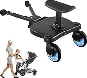 Universal Stroller Board with Detachable Seat,Stroller Glider Board Suitable for Most Brands of Strollers, Holds Children Up to 55 lbs (Blue)