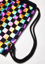 [Cute Mistake] Rainbow Rides Drawstring Bag