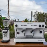 Ex Demo 2 Group Coffee Machine & On Demand Grinder Package