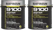 Rust-Oleum High Performance 9100 System DTM Epoxy Mastic Coating, Fast Cure Activator, 3.78 Litre (Pack of 2)