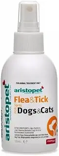 Flea and Tick Spray 125 mL Treatment for Dogs and Cats
