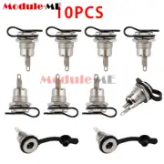 10PCS DC-099 DC Power Socket Connector + Waterproof Cover Cap Adapter Power Jack