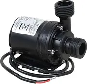 Generic Garden High Pressure Pump DC 12V Brushless Water Pump 18W High Pressure Water Pump 800L/H IP68 Waterproof Low Noise High Performance Lift 5M