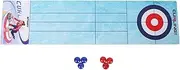 Curling Table Top Game Set, Tabletop Curling Game, Mini Curling Spiel, Shuffleboard Tisch Oy for Adults Kids Families School Travel