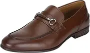 [Red Tape] Men's Classic Loafers - Elevated Look, Utmost Comfort, Firm Grip, Slip -Resistance, Shock Absorption, Better Traction & Soft-Cushioned Insole, Model RTE1966, Teak