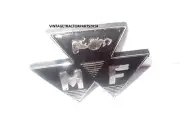 NEW TRACTOR FRONT BLACK MOTIF BADGE MASSEY FERGUSON 35 FE35 TRACTOR