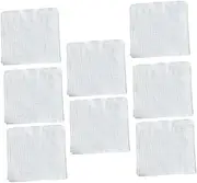 SHERCHPRY 8pcs Muslin Burp Cloths for Boy Girl Reusable Nappies Soft and Durable Wash Clothes for Newborns and Boy Girl Easy to Clean Simple Design