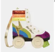 Betsey Johnson Kitsch Roller Skate Derby Betsey Crossbody Bag BJ32935P SEALED