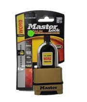 Master Lock Padlock 1.5 Inch Shackle Word Combo