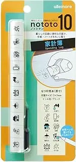 Shachihata PEL-TC2/H Stick-Type Stamp Nototo10 Black Stamp Household Account Book