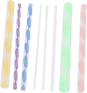 Hohopeti Nail Art Wear Nails Kit 8pcs Acrylic Sticks Point Pencil Wax Pencil for DIY Manicure Craft Projects