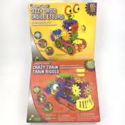 New Techno Gears Crazy Train and Dizzy Droid Construction Set 2 Pack Sealed