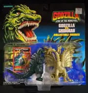 GODZILLA~KING OF MONSTERS~1994~GODZILLA & GHIDORAH~4"AF'S~TRENDMASTERS~TOHO~MIB