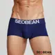 SEOBEAN 深藍素色男四角褲 S00203 [酷男衣工廠]