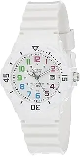 [Casio] LRW200H-7B Womens White Analog Watch with White Band