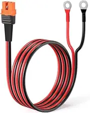 xioaue 12AWG XT60i Female to O Ring Connector with Tinned Wire,for RC Battery Solar Portable Power Power Station & Solar Pane