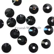 Jet (280) Swarovski 2058 10ss Crystal Flat Backs Foiled Rhinestones black ss10