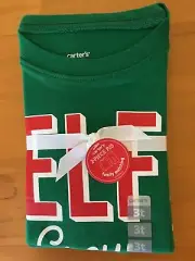 NWT Carter's Elf Crew Pajamas Set Toddler Cotton Christmas