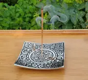Aluminum Agarbatti Stand Hand Carved Rust Proof 4 Inch