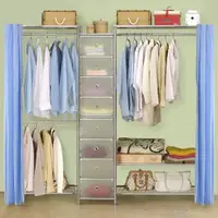在飛比找momo購物網優惠-【巴塞隆納】W2型60+D+W3型90衣櫥置物櫃