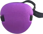 Single Eye Mask Adjustable Soft & Comfortable 3D Eye Patch Single Eye Cover for Adult & Purple