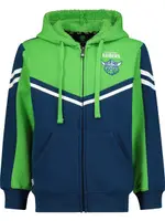Raiders Nrl Youth Fleece Zip Jacket, Blue, Size 12