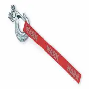 Warn 5/16" SAFETY HOOK WITH PULL STRAP - Winch Hook