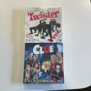 Hasbro Clue Board Game/Twister Board Game Classic *New