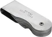 ZenithAur Radius Fillet Gauge Stainless Steel Concave Convex Measuring Tool for External Internal Measurements (R52-100MM)