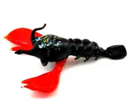 Hand Blown Glass HANDMADE Art Figurine CRAYFISH # 3028
