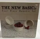 Basic White Four Piece Ramekin Set