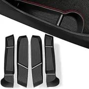 Door Side Storage Box for Tesla Model Y 2024 2023 2022 2021 Front Rear Side Door Storage Organizer Tray