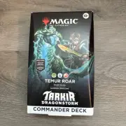 Magic MTG - Tarkir Dragonstorm - Temur Roar - Commander Deck Sealed - New