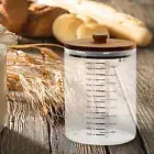 Glass Jars for Sourdough Glass Jars Food Storage Container Bread Making Jar