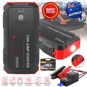 2000Amp 12V Portable Car Jump Starter Power Bank Pack Battery Charger Booster AU
