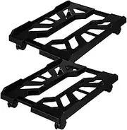 jojofuny Office Desk Accessories Computer Tower Stand Laptop Cart on Wheels Telescopic Locking Casters