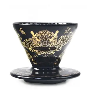 【HARIO】龍年限定 V60 01濾杯-龍啡凌霄(陶瓷材質保溫佳)