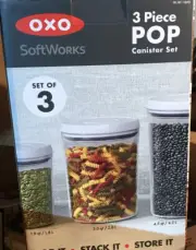 OXO Softworks 3 Piece POP Canister Set #1186955