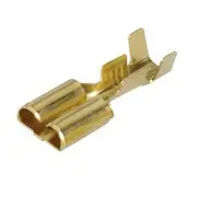 Narva Female Brass Terminal - 100 Pack, 6.3mm, Blade