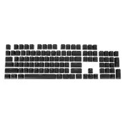 Mechanical Keyboard Keycaps 1 Set Keyboard Replacement ABS 104 Keys, Black