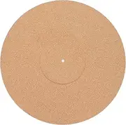 Turntable Anti Static Cork Mat, Record Player Pad High Fidelity Retro Non Slip User Friendly Anti Static for 12in LP Record