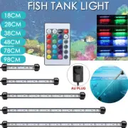 Aquarium Light Fish Tank LED Bar Lamp Pool Submersible Waterproof White Blue RGB