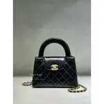 CHANEL MINI KELLY 手提包 黑金