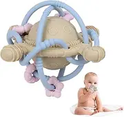 Baby Sensory Teething Toys - Baby Montessori Learning Developmental Toys for 0-6 6-12 Months - Newborn Teething Ball - Infant Chew Toys for 0 3 6 9 12 18 Months Baby Girls Boys Gift