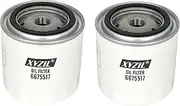 XYZIL 2X Engine Oil Filter 6675517 Compatible with Bobcat S550 S650 S750 S130 S150 S175 S185 T550 T590 T650 751 753 763 773 E35 E35i E42 E50 E55 325 328 331 B200 B300 BL370 BL475 1600 P550318