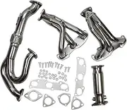 Shuogoufeng Store Stainless Steel Exhaust Manifold Header For VQ35DE V6 Compatible With Nissan Compatible With Altima 3.5L