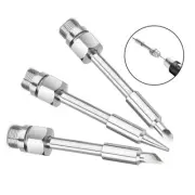 Mini Portable Soldering Iron Tips for 510 Interface Set of 3 2 inch Copper