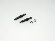 ASC6042 TEAM ASSOCIATED RC10 VINTAGE BUGGY METALLIC KIT FRONT AXLES WITH CLIPS